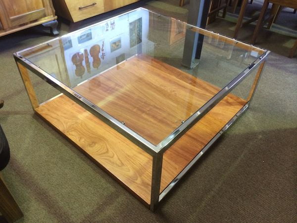 Coffee table trio 1 coffee rosewood