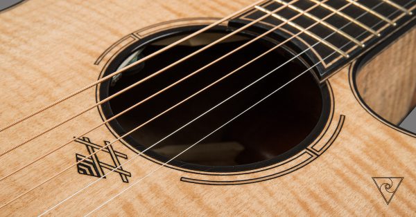 RWSA WWS 001 Theunis Fick, Q15B General, Completed Guitar, Rosette, Anigre with Ebony RWSA WWS 001 Theunis Fick, Q15B General, Completed Guitar, Rosette, Anigre with Ebony